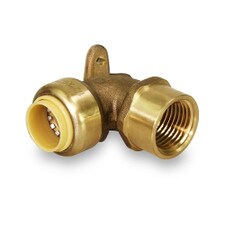 Push Fit Drop Ear 90° Elbow 1/2" Push X 1/2" FPT