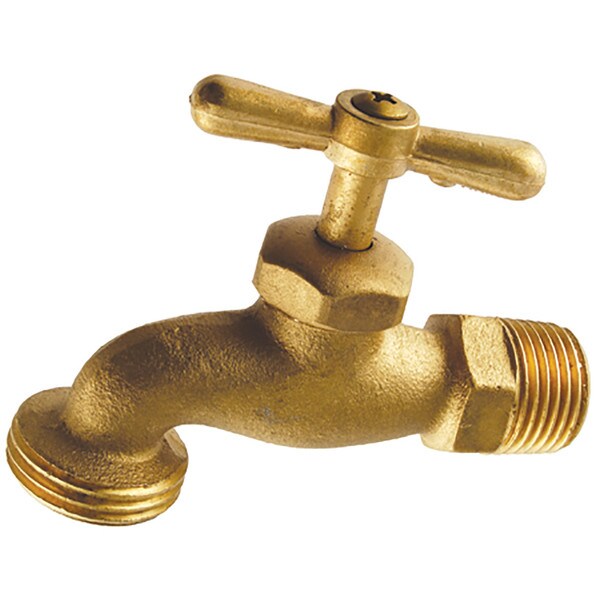Brass Hose Bibb, 1/2"