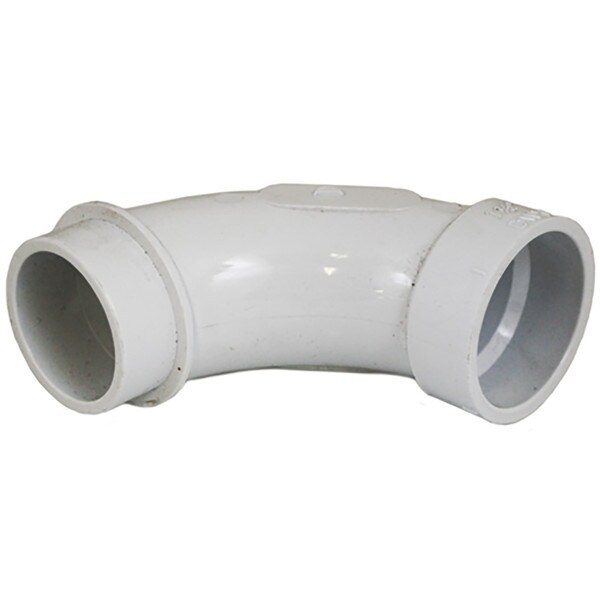 PVC 90° Long Turn Street Elbow - 1-1/2"