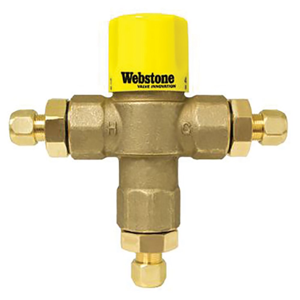 Webstone Radiant Mixing Valve, 3/8" Compression
