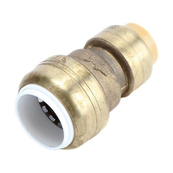 Push Conversion Coupling 1/2" PVC X 1/2" Copper