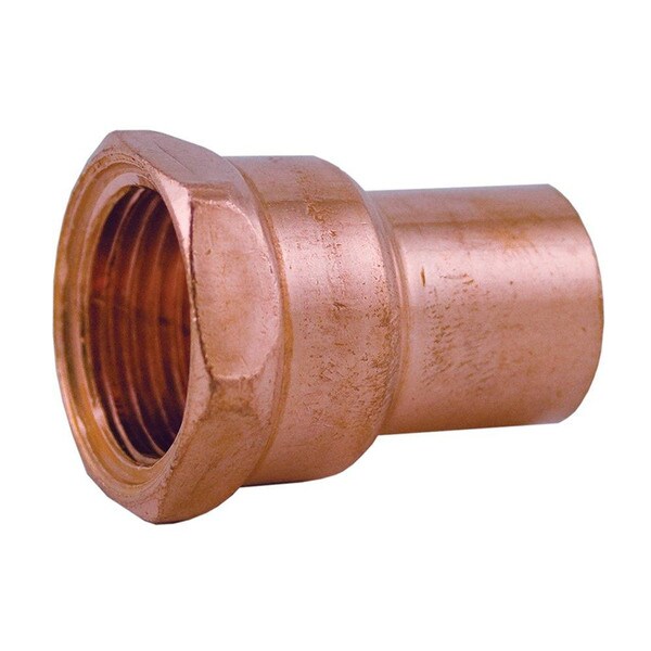 Copper Female Adapter - 1/2" Sweat X 3/4" Female IPS