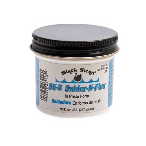 Black Swan 95/5 Solder-N-Flux - 1/2 Lb.