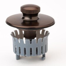 Drain Buddy Deluxe Bathtub Drain Stopper and Hair Catcher - Oil Rubbed Bronze