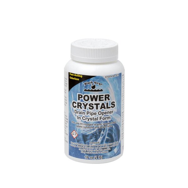 Black Swan Power Crystals Drain Pipe Opener - 1 Lb