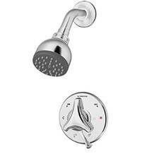 Symmons Temptrol Tub and Shower Faucet- 1/2"Sweat/ 1/2" NPT, with Diverter Control, Less Spout