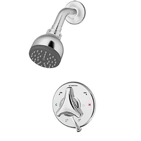 Symmons Temptrol Tub and Shower Faucet- 1/2"Sweat/ 1/2" NPT, with Diverter Control, Less Spout