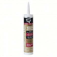 DAP® SILICONE MAX™ Premium Kitchen, Bath & Plumbing 100% Silicone Sealant- White, 10.1 OZ