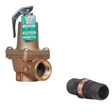 Watts 174A 30PSI Relief Valve 3/4" - with Flood Sensor