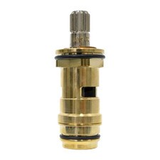 Fisher 1/2" Ceramic Disc Cartridge Left Turn Close Brass
